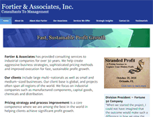 Tablet Screenshot of fortierassociates.com
